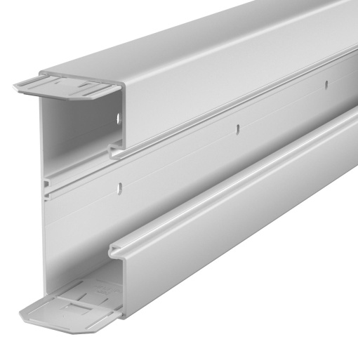 Calha técnica com base perfurada 70x170x2000 Policloreto de vinilo cinzento claro RAL 7035