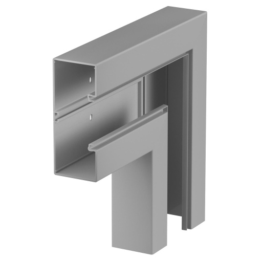 Ângulo plano 70x170mm Policloreto de vinilo cinzento pedra RAL 7030
