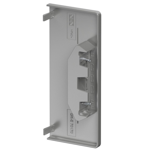 Topo 70x170mm Policarbonatoacrilonitrila-butadieno-estireno alumínio branco RAL 9006