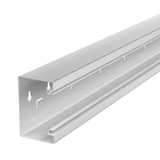 Calha técnica simétrica 70x110x2000 Aço cinzento claro RAL 7035