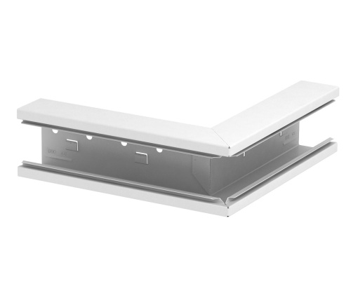 Ângulo externo simétrico 70x110x300 Aço branco puro RAL 9010