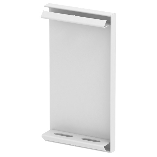 Topo 70x130x10 Aço branco puro RAL 9010