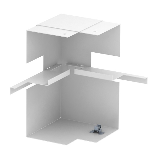 Internal corner simple, asymmetrical 90x210x148 Aço branco puro RAL 9010