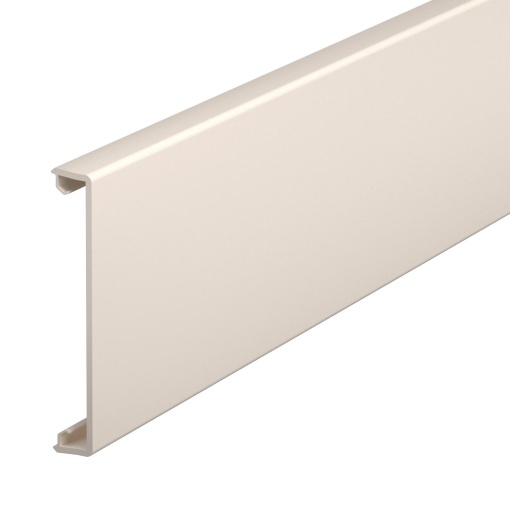 Tampa lisa 80x2000mm Policloreto de vinilo branco RAL 9001