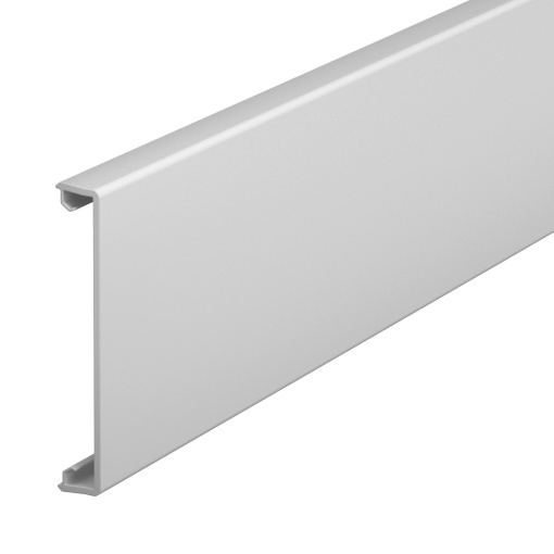 Tampa lisa 80x2000mm Policloreto de vinilo cinzento claro RAL 7035