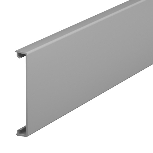 Tampa lisa 80x2000mm Policloreto de vinilo cinzento pedra RAL 7030