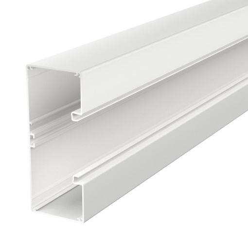 Calha técnica simétrica 70x170x2000 Alumínio branco puro RAL 9010