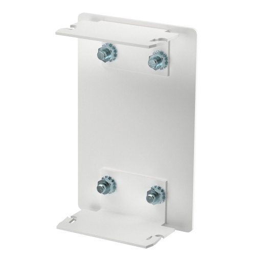 Topo 70x110x37 Alumínio branco puro RAL 9010