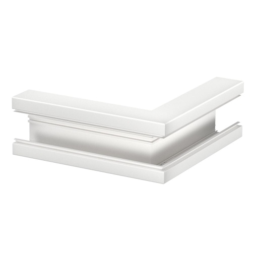 Ângulo externo simétrico 70x130x300 Alumínio branco puro RAL 9010
