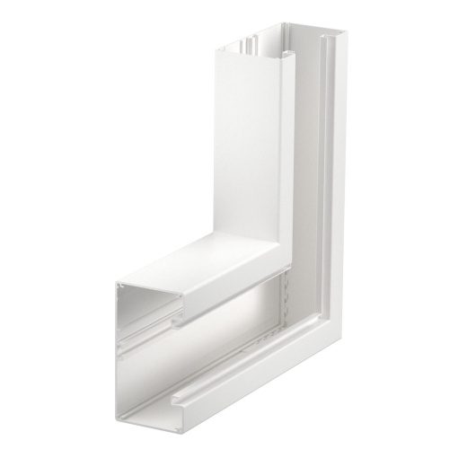 Ângulo plano simétrico 70x130x300 Alumínio branco puro RAL 9010