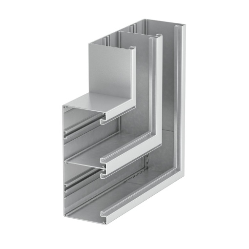 Ângulo plano 2 vias 90x210x300 Alumínio anodizado