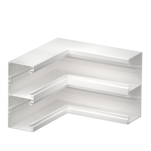 Ângulo interno 2 vias 90x210x300 Alumínio branco puro RAL 9010