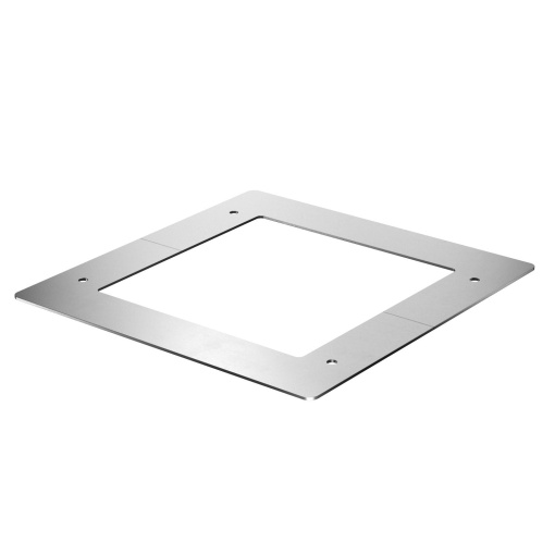 Ceiling panel for service pole 130x130 mm 192x192x2 Aço alumínio branco RAL 9006