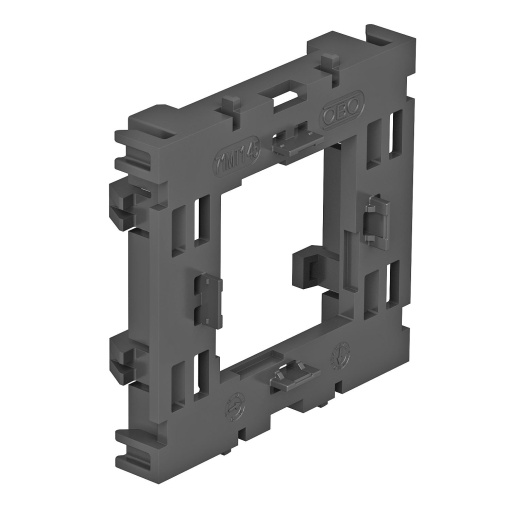Suporte de montagem Modul 45 versão aberta 15x76x71 Poliamida cinzento claro RAL 7035
