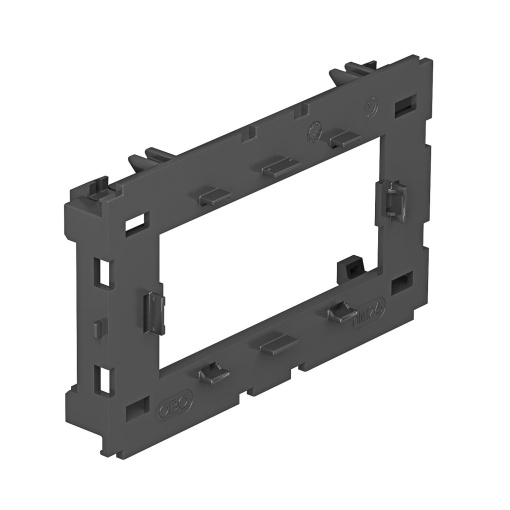 Suporte de montagem Modul 45 versão aberta 15x76x127 Poliamida cinzento claro RAL 7035