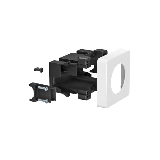 Accessory mounting box for CEE sockets 73x84x117 Poliamida preto RAL 9011