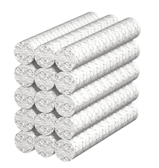 Barreira de insonorização 30x300mm fibras minerais branco