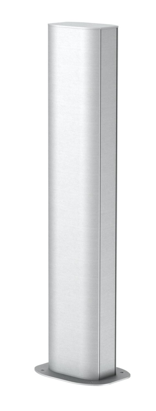 Coluna Chão 675x80x130 Alumínio branco puro RAL 9010