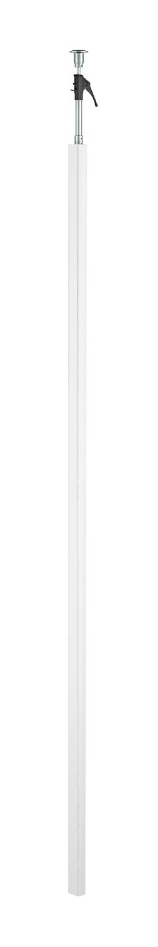 Coluna Chãoteto 3000x70x59 Alumínio branco puro RAL 9010
