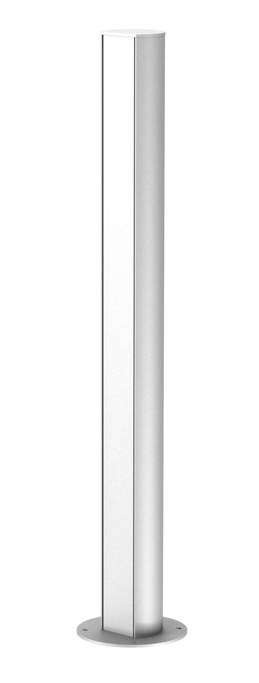 Coluna Chão 675x70x60 Alumínio branco puro RAL 9010
