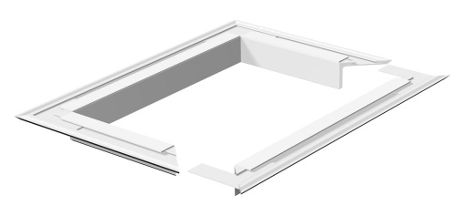 Remate 207x177 Alumínio branco puro RAL 9010