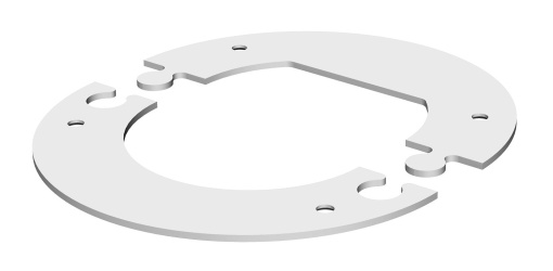 Remate fechado 125x2 Aço branco puro RAL 9010