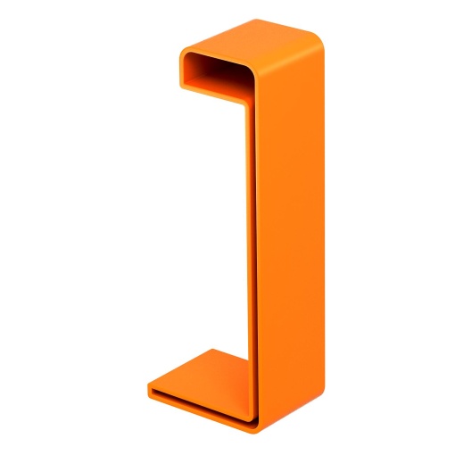 Proteção de topo para escada grandes vãos 110 H110mm Policloreto de vinilo cor-de-laranja pastel RAL 2003