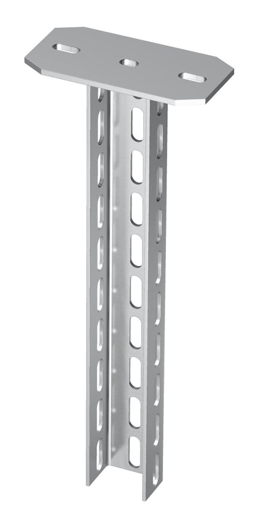 Pendural com cabeça soldada 70x50x2000 Aço inoxidável A4 1.4571 brilhante, pós-tratamento