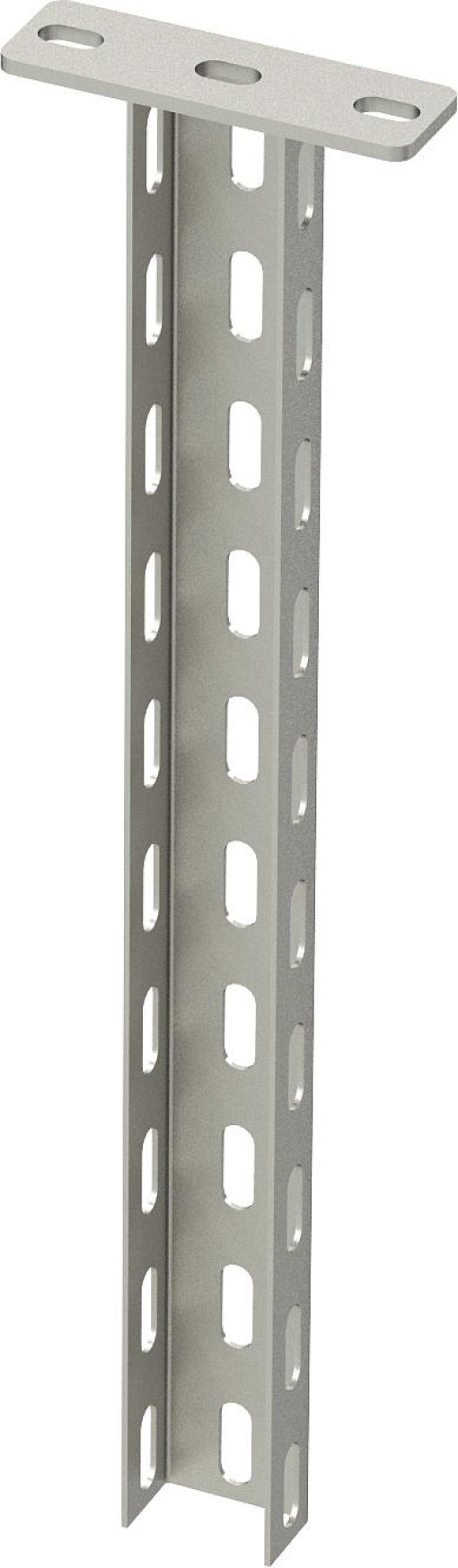 Pendural com cabeça soldada 50x30x1000 Aço inoxidável A4 1.4571 brilhante, pós-tratamento
