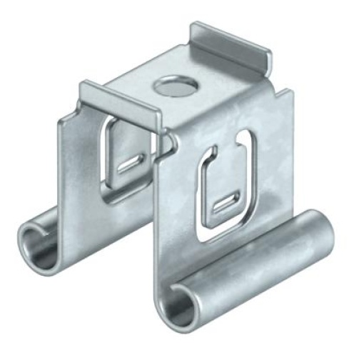 Suspensão central para caminho de cabos em chapa B100mm Aço galvanizado pelo método Sendzimir
