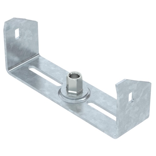 Suspensão central para caminho de cabos em chapa B150mm Aço galvanizado por imersão a quente após maquinação