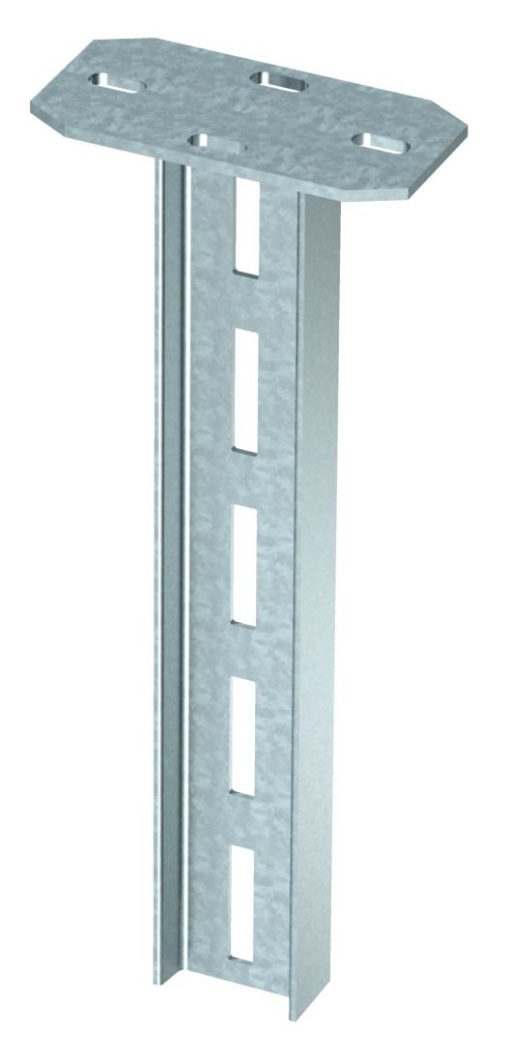 Pendural com cabeça soldada 80x42x200 Aço galvanizado por imersão a quente após maquinação