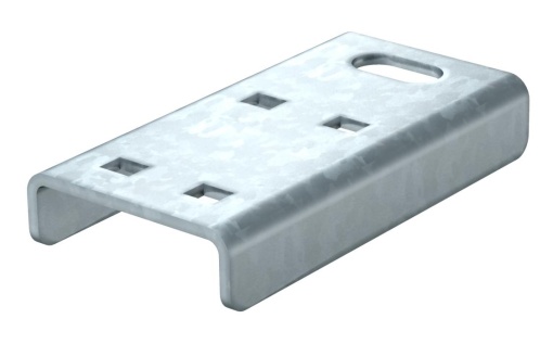 Suporte de ligação, chapa para manutenção de funções 115x60x20 Aço galvanizado por imersão a quente após maquinação