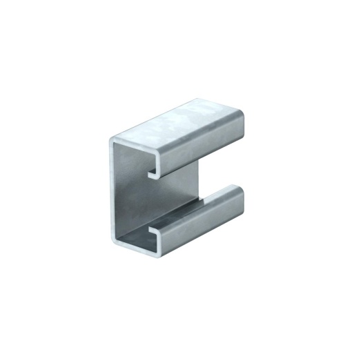 Distanciador para utilização em perfil US 3 46x40x22,5 Aço galvanizado por imersão a quente após maquinação