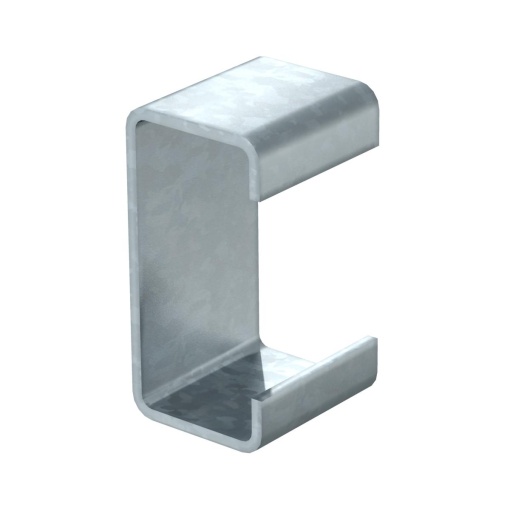 Distanciador para cabeça KU 5 V 80x47x40 Aço galvanizado por imersão a quente após maquinação
