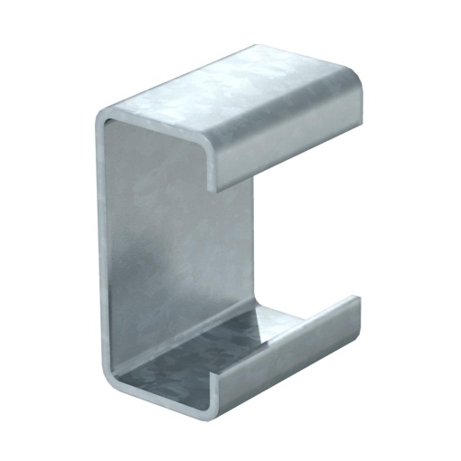 Distanciador para utilização em perfil US 7 80x61x40 Aço galvanizado por imersão a quente após maquinação