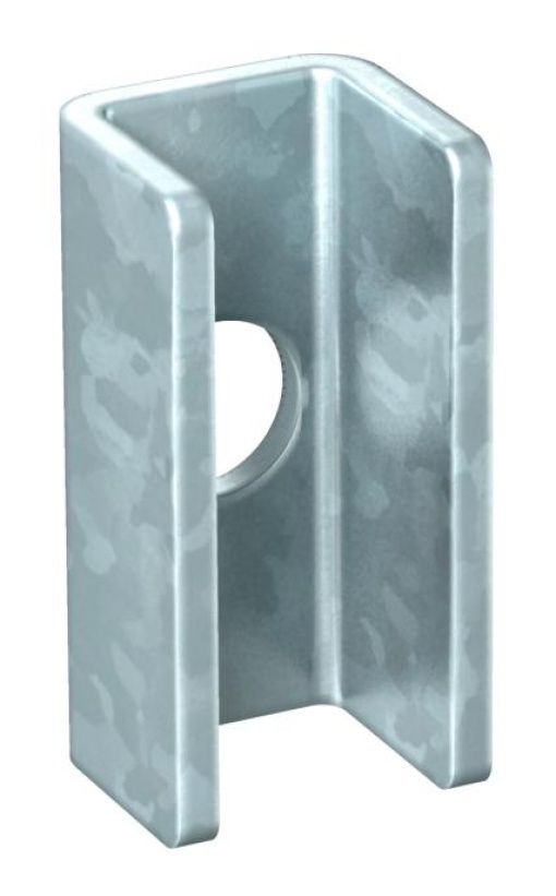 Distanciador para utilização em perfil TP 40x20x18 Aço galvanizado pelo método Sendzimir