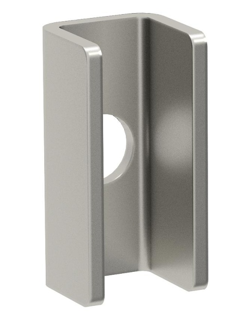 Distanciador para utilização em perfil TP 40x20x18 Aço inoxidável, livre de ferrugem A2 1.4301 brilhante, pós-tratamento