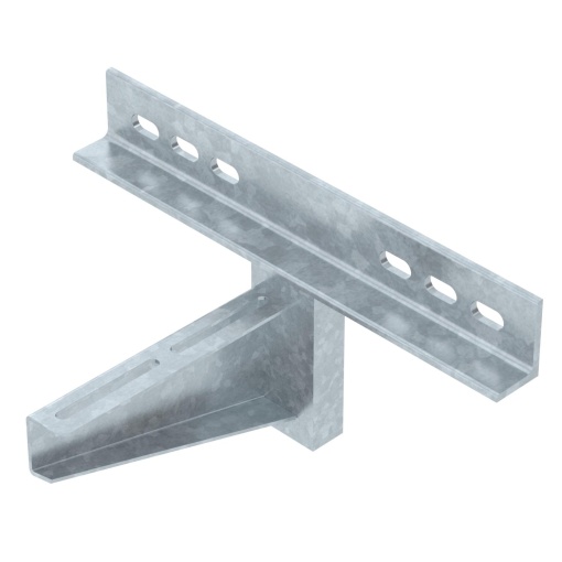Consola mural modelo para grandes cargas B210mm Aço galvanizado por imersão a quente após maquinação