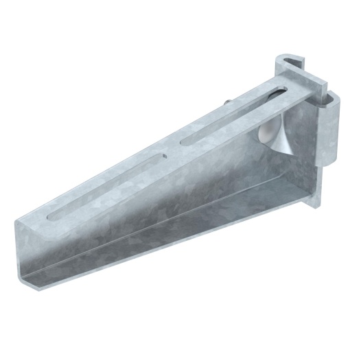 Consola de garra para perfil IS 8 B210mm Aço galvanizado por imersão a quente após maquinação