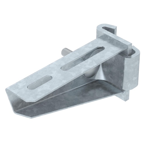Consola de garra para perfil IS 8 B110mm Aço galvanizado por imersão a quente após maquinação