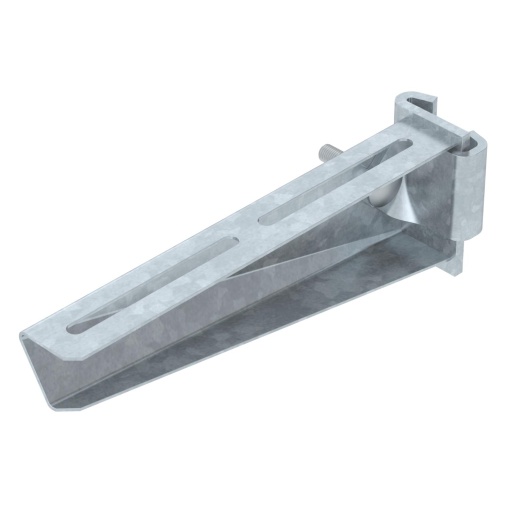 Consola de garra para perfil IS 8 B210mm Aço galvanizado por imersão a quente após maquinação