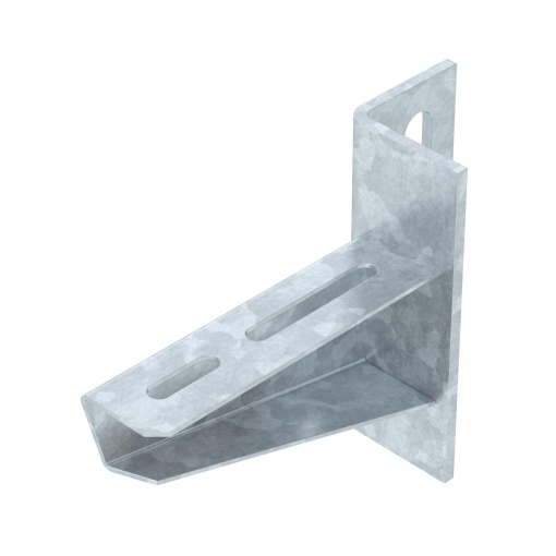 Wall and support bracket with angle head plate B110mm Aço galvanizado por imersão a quente após maquinação