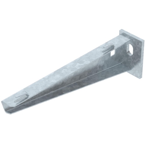 Consola mural para caminho de cabos em varão B210mm Aço galvanizado por imersão a quente após maquinação