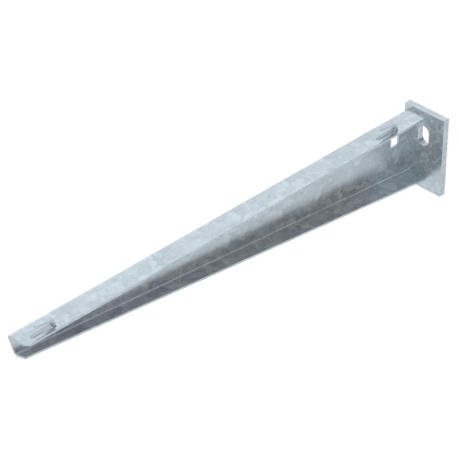 Consola mural para caminho de cabos em varão B410mm Aço galvanizado por imersão a quente após maquinação