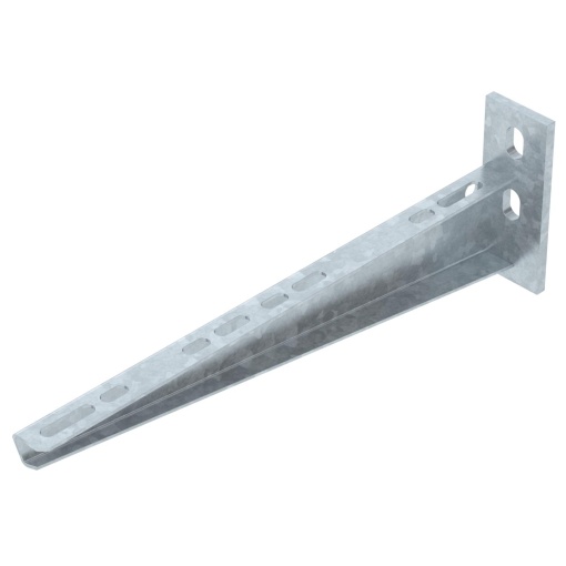 Consola mural com 2 furos de fixação B310mm Aço galvanizado por imersão a quente após maquinação