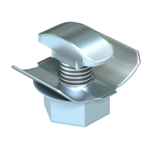 Fixação rápida M6x12 Aço galvanizado a quente por centrifugação