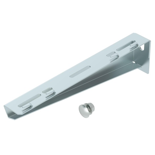 Consola mural para caminho de cabos em varão B310mm Aço galvanizado pelo método Sendzimir