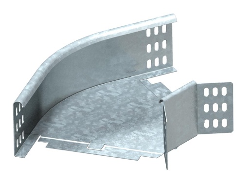 Ângulo 45º horizontal, com uniões curvas 85x100 Aço galvanizado por imersão a quente após maquinação