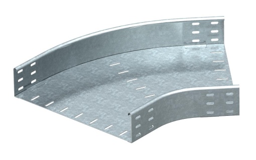 Ângulo 45º horizontal, modelo redondo 85x400 Aço galvanizado por imersão a quente após maquinação